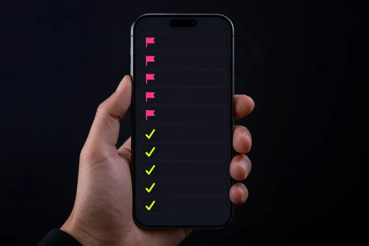 Rode vlaggen bij apps en mobiele casino's